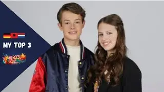 Junior Eurovision 2023 - My Top 3 (New: 🇩🇪🇦🇱🇳🇱)