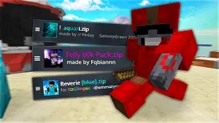 TOP 3 TEXTURES PACKS para BEDWARS | Edición Bedwars Youtubers - Hypixel Bedwars