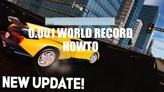 How to set world record in Vehicle Simulator update on Airport Drag Race (PATCHED)