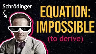 How Schrodinger Came Up With His Famous Equation (But EASIER)