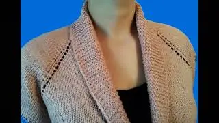ВЯЗАНИЕ. ШАЛЕВЫЙ ВОРОТНИК. KNITTED SHAWL COLLAR. ŞAL YAKA.  Cuello chal