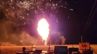 Fireworks & Fireballs - Full setup - 45 gallons of gas