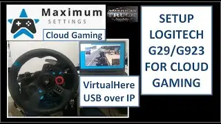 Logitech G29 G923 for cloud gaming