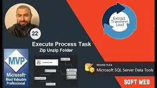 ETL - SSIS 22 : Execute process Task - Zip Unzip Folder
