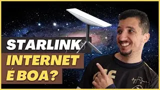 STARLINK UNBOXING e REVIEW - STARLINK NO BRASIL VALE A PENA?