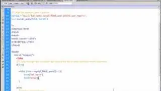 PHP and MySQL with mysqli methods