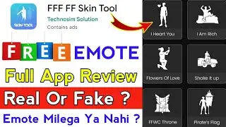 FFF FF Skin Tool App Real Or Fake / How To Use FFF FF Skin Tool App / New Glitch App Free Fire