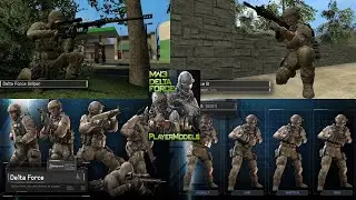 MW3 Delta Force PlayerModels | Garry's Mod Addon Showcase