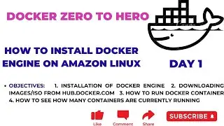 How To Install & Run Docker on AWS EC2 Linux Instance | Docker Engine installation  on Amazon Linux