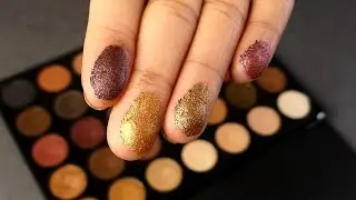 MORPHE 35F | FALL INTO FROST EYESHADOW PALETTE | SWATCHES