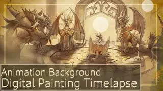 Ozymandias MAP part 7 - Background Painting Timelapse