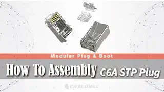Cat.6A Shielded RJ45 Connector Assembly Instruction