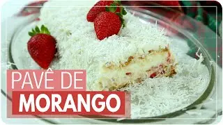 PAVÊ DE MORANGO {sem glúten/sem lactose} | Mamãe Vida Saudável 