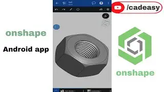 Onshape - Design allen bolt on Onshape using of Android app | Design on Onshape