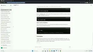 how to install packages in python