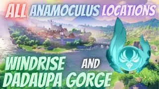 All Mondstadt Anemoculus Locations part 1 Windrise and Dadaupa Gorge | Genshin Impact