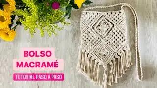 DIY MACRAMÉ: Tutorial BOLSO Paso a paso  @Degrenette