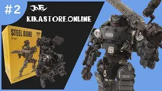 「JOYTOY」Cool Military Toys 1/25 Steel Bone-Grey Action Figure Army Toys Unboxing！