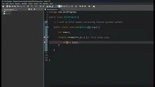 Number Increasing Reverse Pyramid Pattern in Java | Java Pattern Program for Beginners