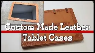 Leather Working: How to make leather iPad case - Part 2