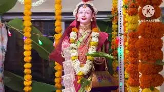 Gauri Ganapati Decoration 2023. Mahalaxmi Decoration. YB Techno DIY