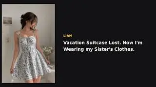 Vacation Suitcase Lost. Now I'm Wearing my Sister's Clothes | TG - TF STORY