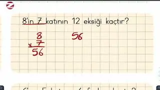 Çarpma işlemi problemleri 3. Sınıf