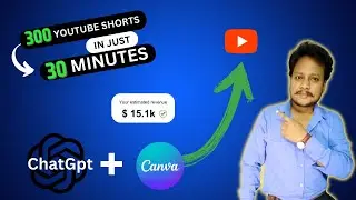 How I Made 300 YouTube Shorts in Just 30 MINUTES for a Faceless YouTube Channel in Hindi