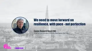 We need to move forward on resilience, with pace - not perfection