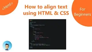 How to align text using html and css | Tarun Code