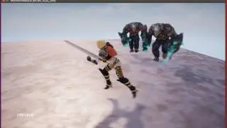 First Enemy AI (UE4 My Monster Madness game)