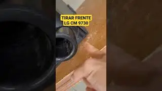 HOW TO REMOVE THE FRONT PANEL FROM AN LG CM 9730 STEREO SYSTEM. 