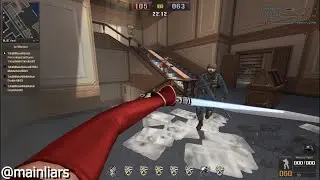 Death Match : Burning Hall - Melee Weapon : Mercury Saber / Point Blank / mainliars