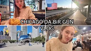 One day in Chicago vlog🇺🇸🗼| I tried raising canes, we missed the train, I went to Nutella cafe…