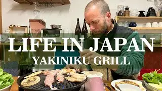 (V-LOG) Life in Rural Japan 🇯🇵 Weekend family fun / Indoor YAKINIKU BBQ at home