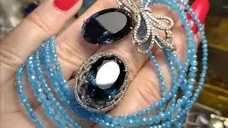 ЛОНДОН НАШЕСТВИЕ 🩵👑🐬 ЛОНДОН ТОПАЗЫ 🐬 ОТ КОЛЬЦА ДО ЧОКЕРА 👑🩵🐬