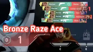 Bronze Raze Aced Twice! || No editing