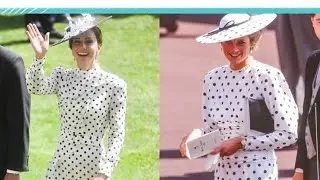 Catherine Middleton channeling Princess Diana's fashion style