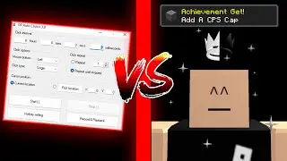 Autoclicker Vs CPS Cap.. (Roblox Bedwars)