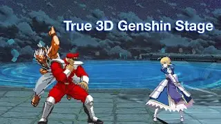 Akuma VS Saber, An Epic match in Genshin world