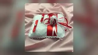 Свадебная подушка для колец