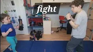 Intense fight scene
