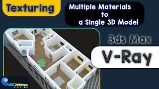 Texturing Multiple Materials To One (3ds Max & Vray)