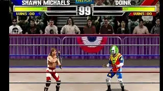 WWF WrestleMania The Arcade Game / umkMR vs ALEX / Free Play / FT7