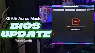 How to update GIGABYTE X670E AORUS MASTER BIOS | Step by Step