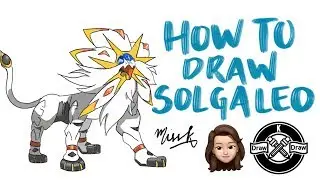 How To Draw Solgaleo | How To Draw Solgaleo Pokemon Step By Step