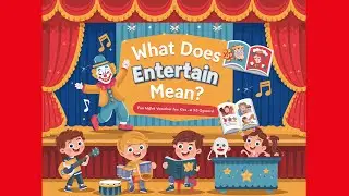 What Does Entertain Mean? | Fun English Vocabulary for Kids and 3rd Graders!
