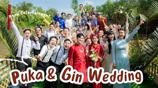 Toàn cảnh rước dâu Puka - Gin tại Đồng Tháp: Diệu Lâm khản cổ, Mr Đàm, Hoà Minzy, Jun Phạm chơi đẹp