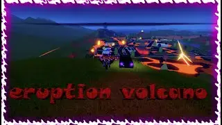 Извержение вулкана в джеилбрейке | Jailbreak | Roblox