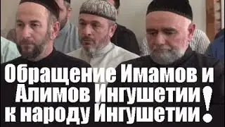 Обращение Имамов и Алимов Ингушетии к народу Ингушетии